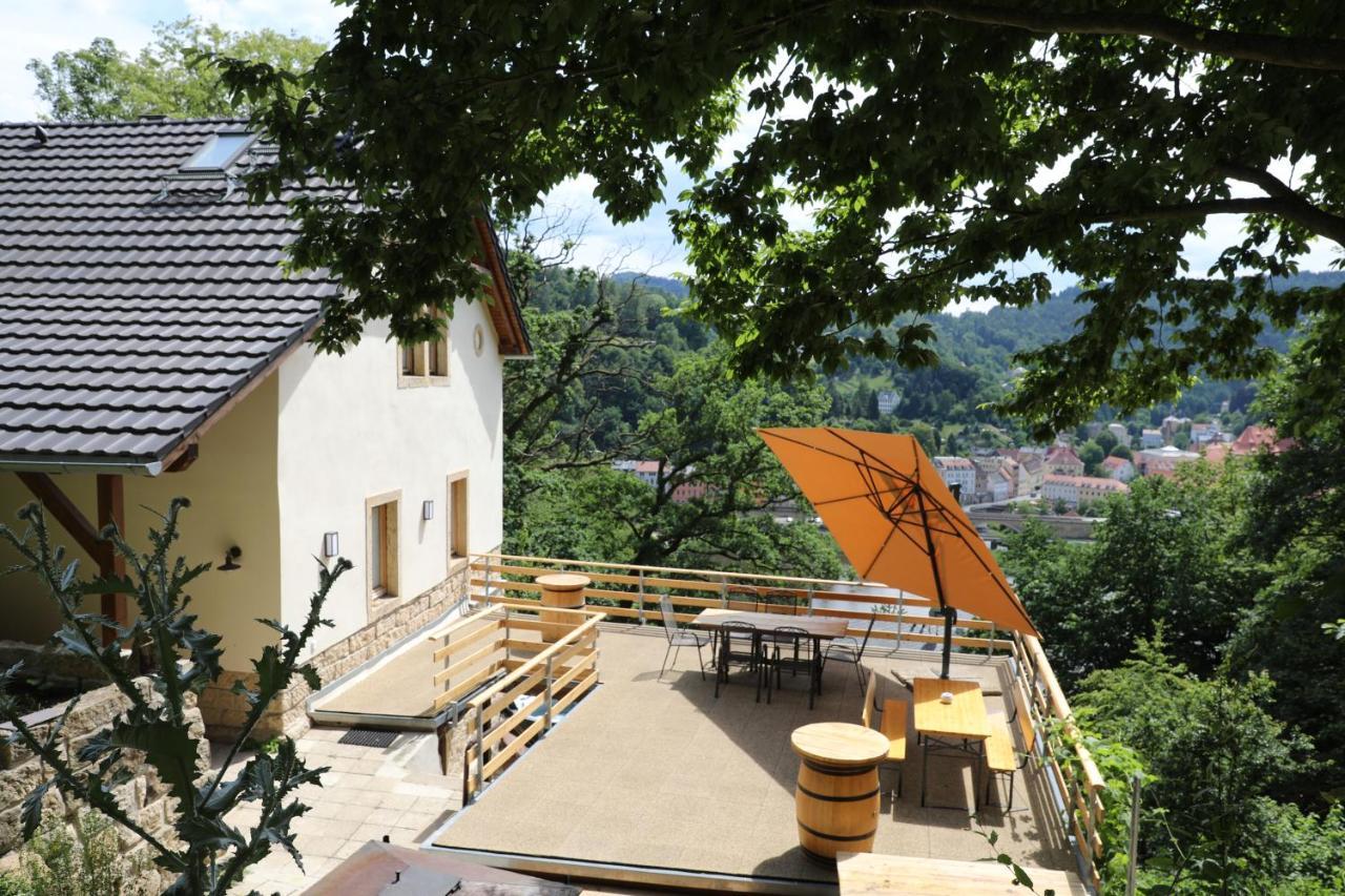 Luxusboofe - Ferienhaus Am Lilienstein Königstein Exterior foto